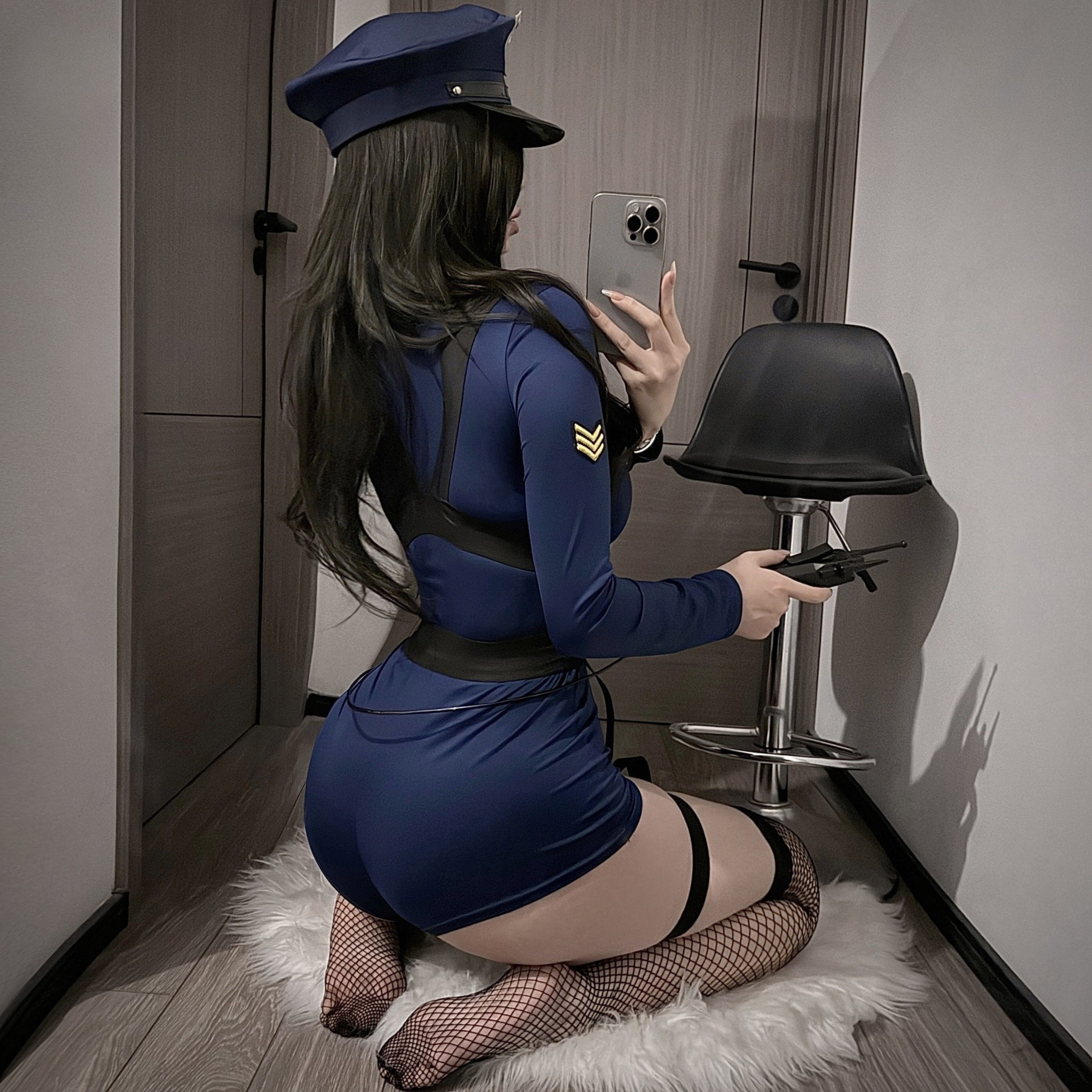 Night Operation Polizei Fantasy Kostüm